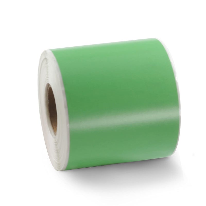 BETCKEY Colored Labels Compatible with Dymo 99019 (2-5/16"" x 7-1/2"") for Files, Folder, Binders, Compatible for Dymo LabelWriter Thermal 450, 4XL & Zebra Desktop Printers [1 Roll, Green] - Image 1